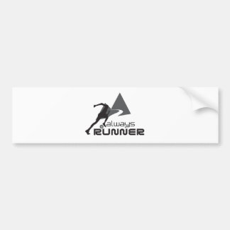 Altijd een Runner Bumpersticker