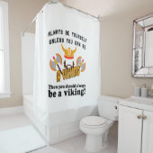 Altijd een Viking zijn Douchegordijn (In situ)