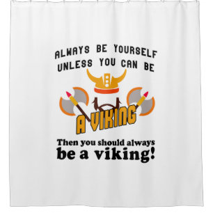 Altijd een Viking zijn Douchegordijn