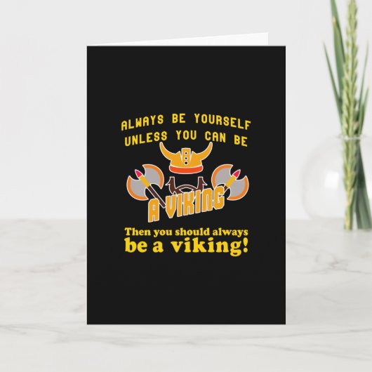 Altijd een Viking zijn Kaart (Voorkant)