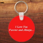 Altijd en altijd... sleutelhanger (Voorkant)