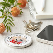 Altijd en voor altijd verblijf in onze harten Pet Sleutelhanger (Zijkant)