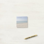 Altijd gebonden aan het strand post-it® notes (Op bureau)