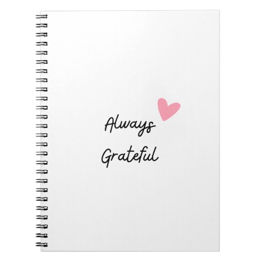 Altijd Grateful Journal Notitieboek (Voorkant)