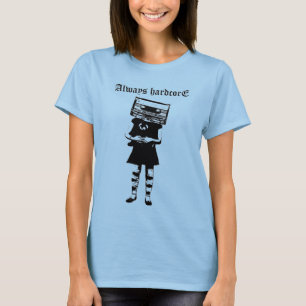 Altijd hardcore dunne witte shirt
