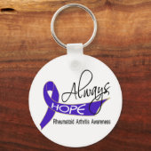 Altijd hopen op reumatoïde artritis sleutelhanger (Voorkant)