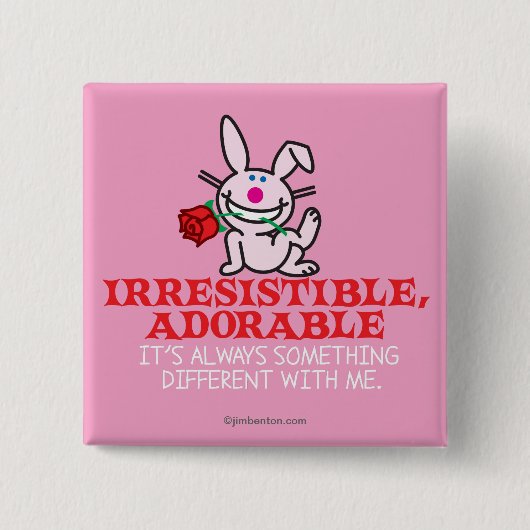 Altijd iets anders vierkante button 5,1 cm (Voorkant)