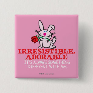 Altijd iets anders vierkante button 5,1 cm