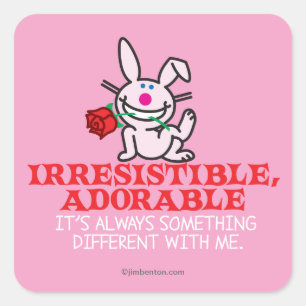 Altijd iets anders vierkante sticker