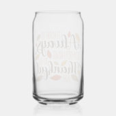 Altijd iets om dankbaar voor te zijn blikvorm glas (Achterkant)