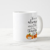 Altijd iets te danken voor pompoen extra grote beker (Voorkant rechts)