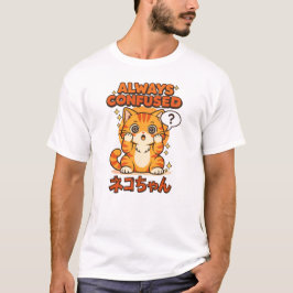 Altijd in de war – Schattige Kawaii Kat T-shirt