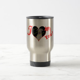 "Altijd in mijn hart" Valentijnsdag Gift Reisbeker