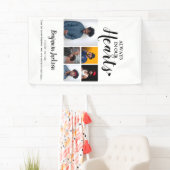 Altijd in ons hart | 5 Foto | Memorial Spandoek (Insitu)