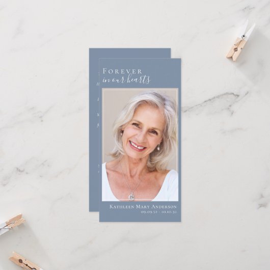 Altijd in ons hart Groot 8x4 Bladwijzer (Voorkant / Achterkant in situ)