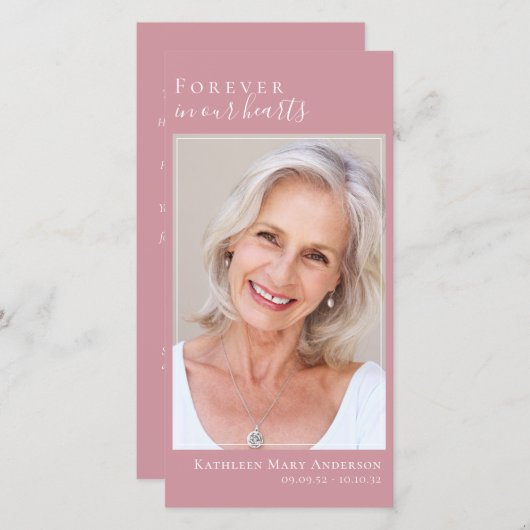 Altijd in ons hart Groot 8x4 Bladwijzer (Voorkant / Achterkant)