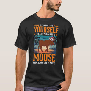 Altijd jezelf Moose Scandinavia Moose Antler zijn T-shirt