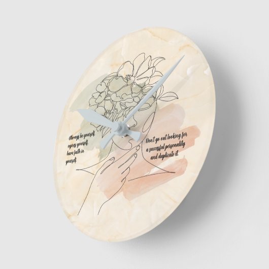 Altijd jezelf zijn ronde klok (Hoek)