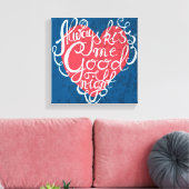 Altijd Kiss me Goodnight Canvas Afdruk (Insitu (Woonkamer))