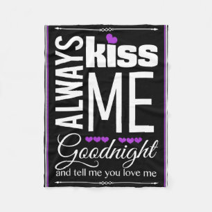 Altijd Kiss me Goodnight Fleece Deken