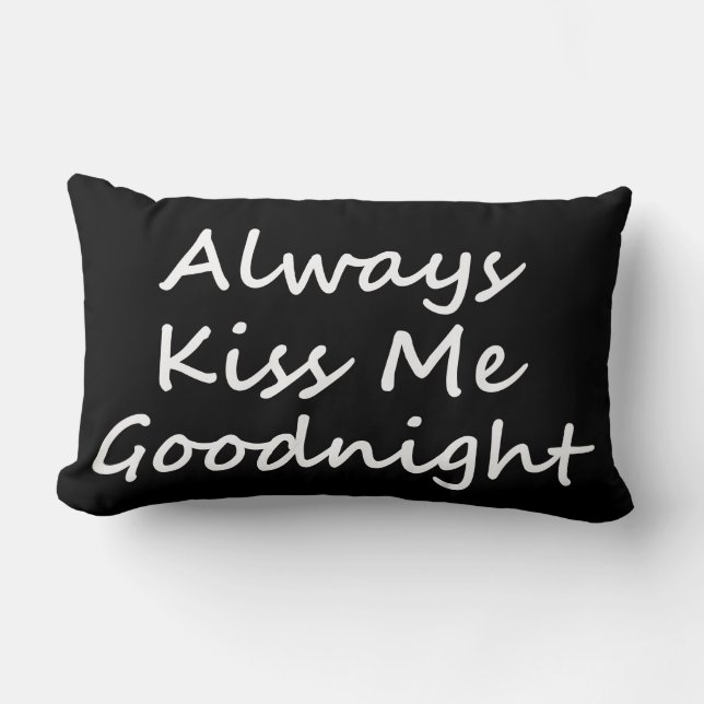 Altijd Kiss me Goodnight Kussen (Voorkant)