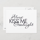 ALTIJD KIST ME DAT IK VAN DE MARRIAGE RELATIONSHI BRIEFKAART (Voorkant / Achterkant)