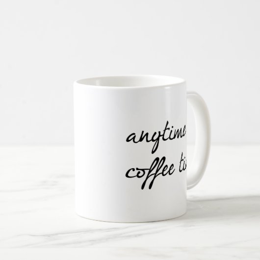 Altijd koffie-tijd koffie-Mok Koffiemok (Voorkant rechts)