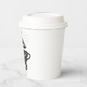 Altijd koffie-tijd papieren bekers (Links)
