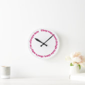 Altijd laat grappige klok (Huis)