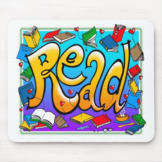 Altijd lezen muismat (Voorkant)