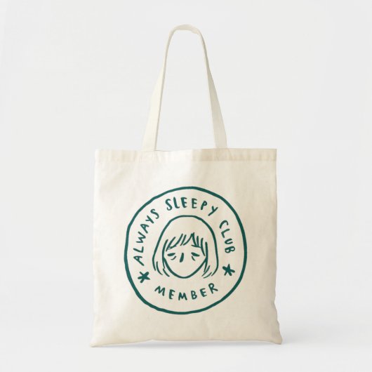 Altijd lid van de slaapclub tote bag (Voorkant)