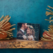 Altijd liefde harten Valentijnse gepersonaliseerd Fotoplaat (Zijkant)