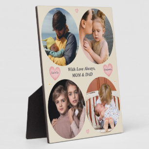 Altijd Met Liefde – 4-Foto Cadeau van Moeder & Vad Fotoplaat