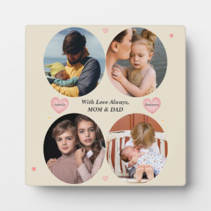 Altijd Met Liefde – 4-Foto Cadeau van Moeder & Vad Fotoplaat