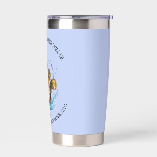 Altijd mijn eerste en grootste vader geïsoleerde drinkbeker (Links)