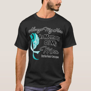 Altijd mijn Hero in geheugen — ovariumkanker T-shirt