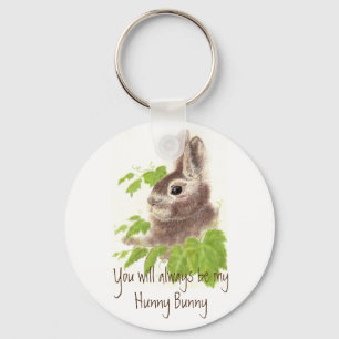Altijd mijn Hunny Bunny Rabbit Quote zijn Sleutelhanger
