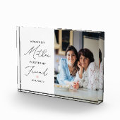 Altijd mijn moeder voor altijd mijn vriend fotoblokken (Rechts)