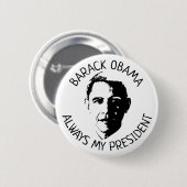 Altijd mijn President Obama American Flag Button (Voorkant /achterkant)