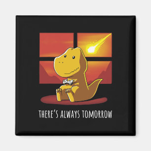 Altijd Morgen Dinosaurus Spelen Video Game 1 Magneet
