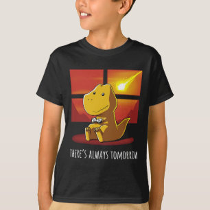 Altijd Morgen Dinosaurus Spelen Video Game 1 T-shirt
