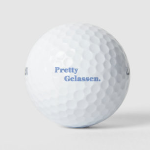 Altijd ontspannen golfbal voor senioren. golfballen