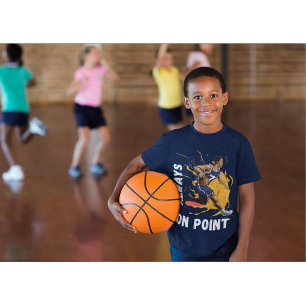 Altijd op punt basketbal t-shirt