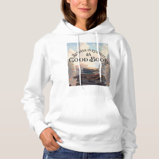 Altijd op zoek naar een goed boek, vrouwen sweatsh hoodie