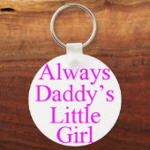 Altijd papa's kleine meisje sleutelhanger (Voorkant)