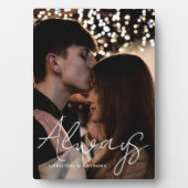 Altijd Persoonlijke paren script foto Fotoplaat (voorkant)