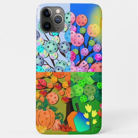 Altijd Pickleball Season Winter Spring Summer Herf Case-Mate iPhone Case (Achterkant)