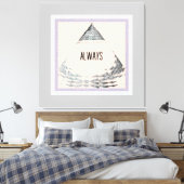 Altijd Piramide Canvas Afdruk (Insitu (Slaapkamer))