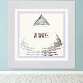 Altijd Piramide Canvas Afdruk (Insitu (Houten vloer))