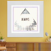Altijd Piramide Canvas Afdruk (Insitu (Woonkamer))